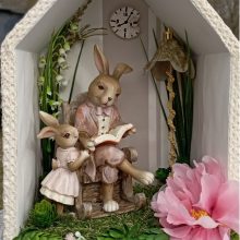 Mesét olvasó nyuszi Roombox